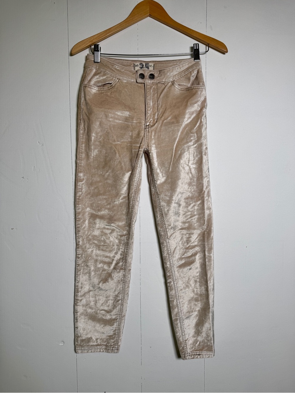 We The Free Free People Velvet Pants 25
Champagne Beige Skinny Straight